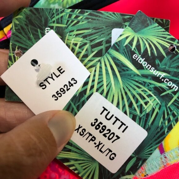 Body Glove tutti Colorful Fruit Print Bikini Set small top xsmall bottoms - Picture 11 of 11